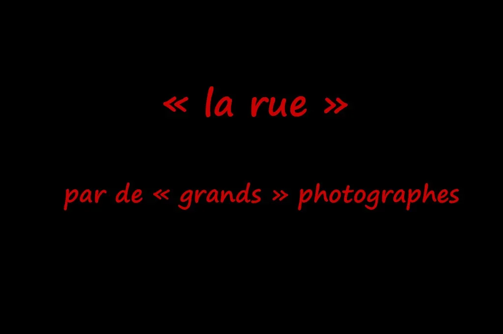 La rue 