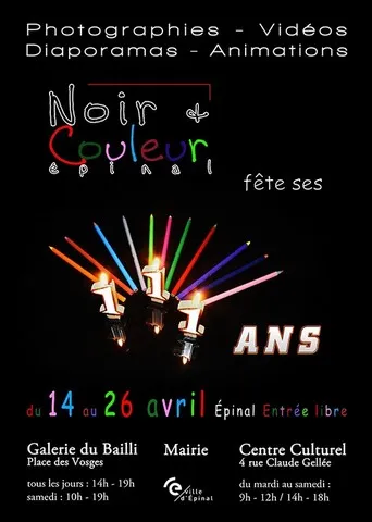 Noir et Couleur fête ses 111 ans / Galerie du Bailli / Épinal 