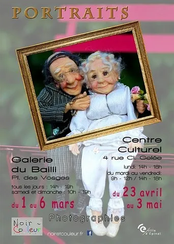 Thème : "Portraits" Galerie du Bailli Épinal Mars 